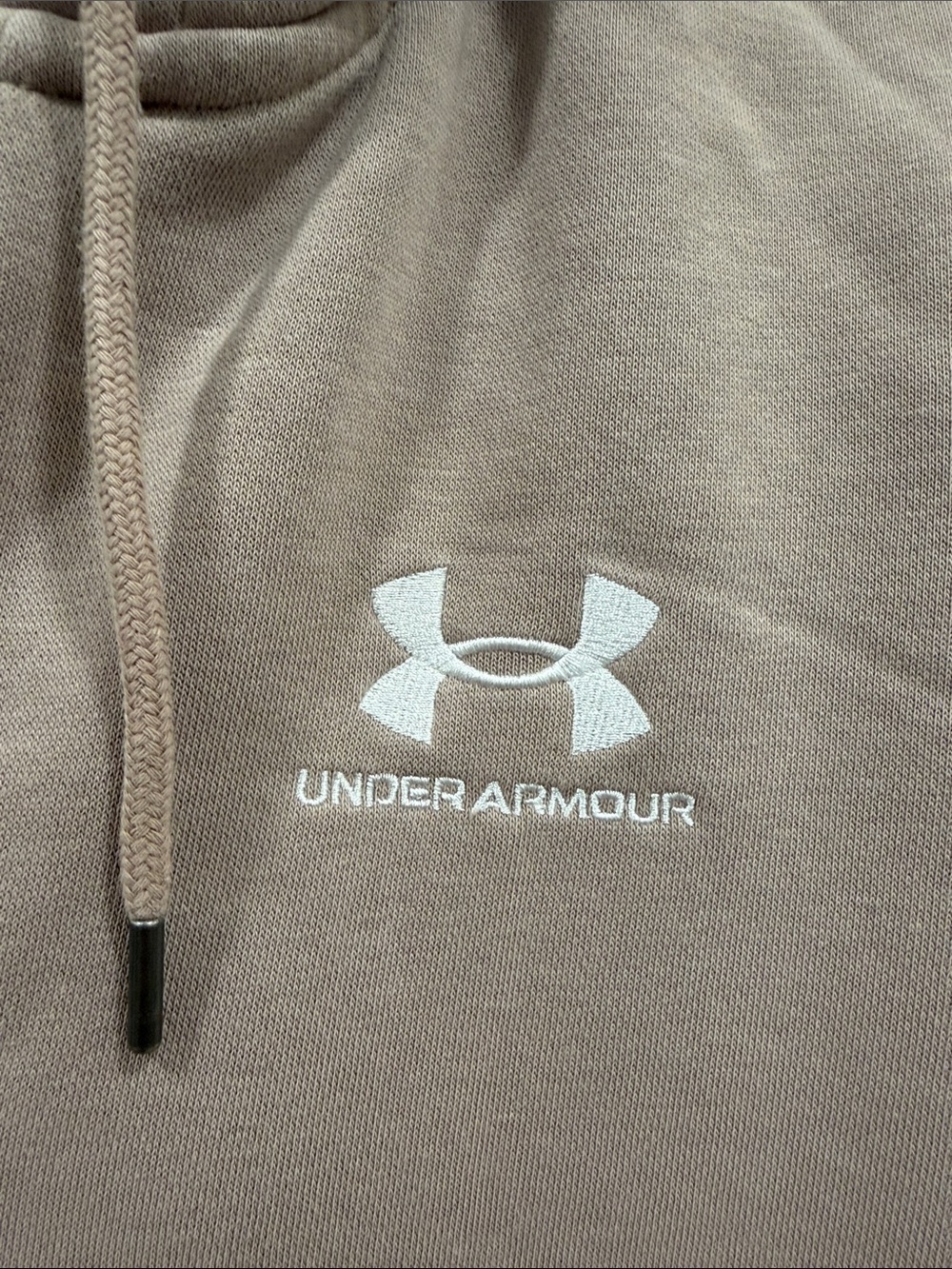 Oversized Under Armour Dusty Mauve Full-Zip Hoodie - Picture 3 of 4